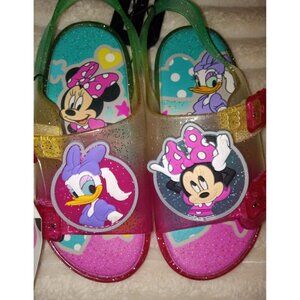 Disney Minnie Mouse Daisy Jelly Sandals Toddler Girl Size 11 New with Tags